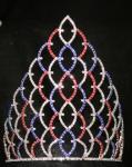 Patriotic pageant crowns crystal tiaras USA pageants and crowns wholesale crowns