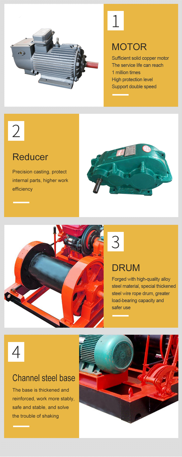 Wire Rope Pulling Remote Heavy Duty Electric Capstan Winch
