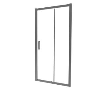 China Stainless Steel, Gun Gray Brushed Color ,Screen Sliding Door,Bathroom Shower Room factory