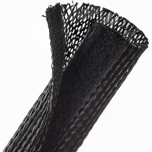 China PA66 Self Wrap Velcro Nylon Expandable Sleeving Flame Retardant factory