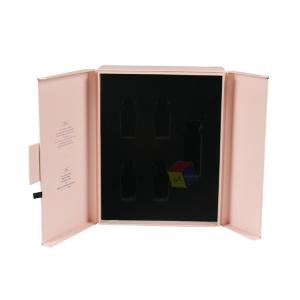 China Double Door Magnetic Closure Cosmetic Gift Box with Foam Tray and Customized Printing factory