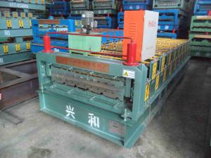 China Double Layer Color Steel Coated Steel Wall Profile Roll Forming Machine factory