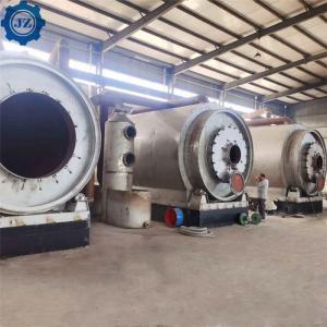 China 15Ton Waste Plastic Used Tyre Rubbers Pyrolysis To Fuel Oil Plant For Waste Recycling factory