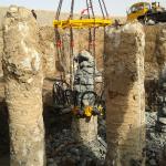 Height 6m Hydraulic Pile Breaker 150~250mm Max Length 1000mm Max Stroke