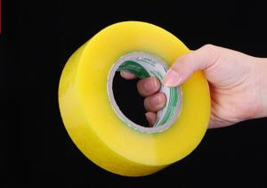 China 48um Thickness 200m Length Transparent No Noise Hot Melt Adhesive Bopp Silent Packing Adhesive Tape factory