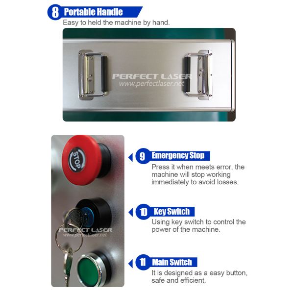 Pulse Air Cooled 7000mm/S Portable Laser Marking Machine For Food Packaging