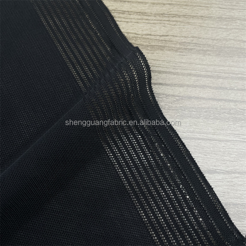 82% Polyester 18% Spandex 4 Way Stretch Mesh Shapewear Underwear Yoga Clothing Fabric