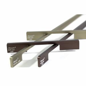 China Modern Customized Brown 220mm Aluminium Drawer Handles factory