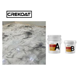 100% Solid Poly Epoxy Resin Coating Metallic Epoxy Floor System