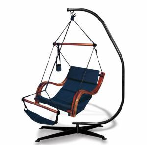 China 300LBS Capacity Luxury Terrace Garden Swing Chair for Indoor and Outdoor Hammock Frame factory