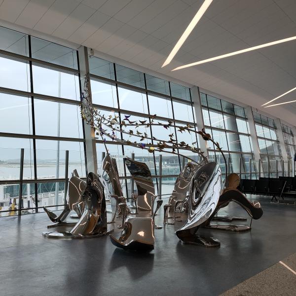 Mirror polish stainless steel sculptures ,art metal sculptures,Stainless steel
