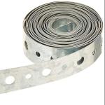 Silver HVAC Duct Fitting Strap Perforated Plumbers Metal Tape Hanger Bar