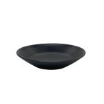 4'' Restaurant Melamine Sauce Dish Round Matte Black All Season