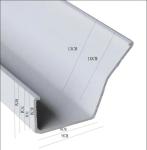 10cm 13cm PVC Poultry Feeding Trough Chicken Feeding Line Parts