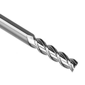 China High Finish Tungsten Carbide 8mm End Mill Without Coating For Aluminum factory