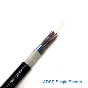 China Single / Double Sheath 12 24 48 72 96 Core Fiber Optic Cable 1km 2km 4km factory