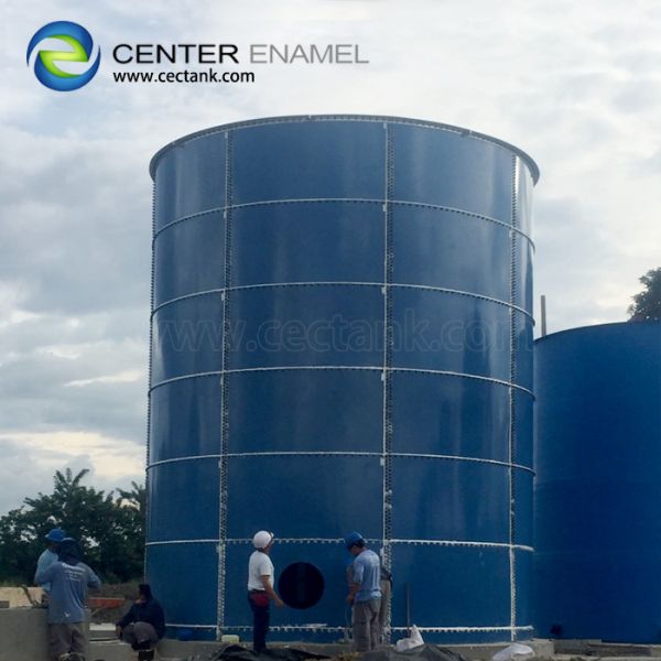 China Double coating Anaerobic Digester Tank For Biogas Digestion Plant factory