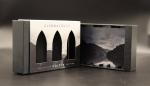 ROHS Luxury Wine Gift Box Packaging with Window , black paper and coated paper