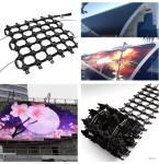 IP66 Waterproof Outdoor P50mm LED Mesh Display Foldable Flexible LED Mesh