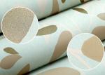 Green Leaf Pattern Modern Removable Wallpaper Moisture Proof