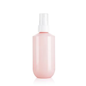 Pink Unique PETG Cosmetic Bottles 200ML Customizable With PP Pump