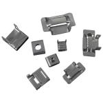 20mm 25mm Stainless Steel Banding Clips , Banding Strap Clips Customized