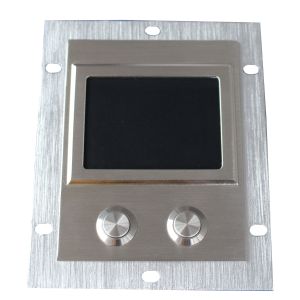 Dustproof Metal Industrial Touchpad With Rear Panel Mounting Solution