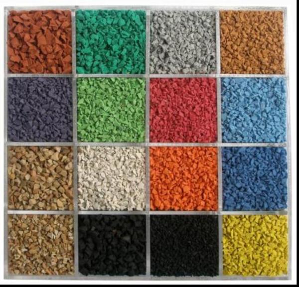 Good Anti - Aging EPDM Rubber Granules for Basketball Court, Running Track