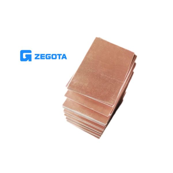 China High Extensibility Copper Clad Steel Sheet Good Surface Roughness Superior Properties factory