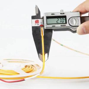 China 3000K 24V 6W 8W CRI90 COB Flexible Led Strip Ultal Thin 2.7mm factory