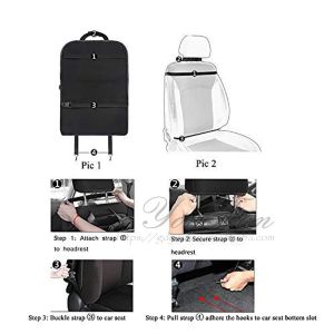 Scratch Resistant Behind Car Seat Storage With Tray OEM ODM Support
