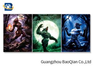China Flipped Efect 3d Lenticular Picture Posters With Monster / Religion , Home Decoration Pieces factory