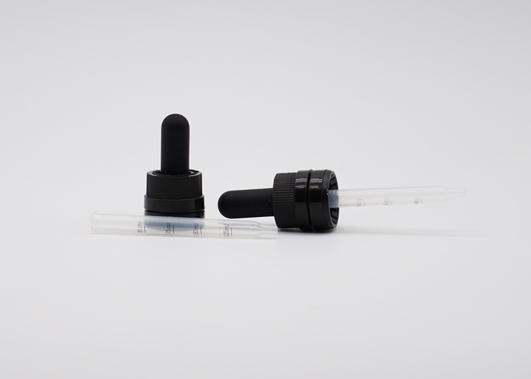 Pipette Essential Oil Glass Dropper Cap 18 / 410 Bottle Screw For Bottles
