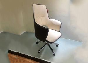 China High Back Mirable Classic 68cm White Fabric Desk Chair factory