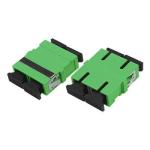 ROHS SC Fiber Optic Adapter Green for Telecom / Access Network