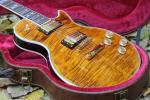 2017 supreme custom LP Electric Guitar double Tiger Flame Maple top golden