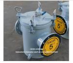 Basket Seawater Strainers For Auxiliary Seawater Pump Inlet Model AS125 CBM1061