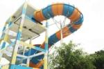 Fiberglass Pool Slide Super Tornado Water Slide 14.6m Platform Height