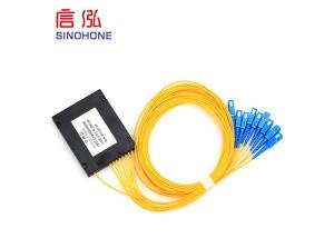 China PLC Fiber Optic Splitter PON Networks Data Communications LC Connector factory