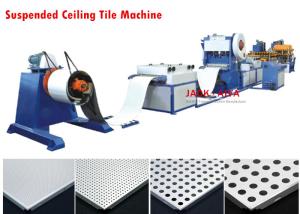 China Suspended Ceiling Tile Forming Machine , Aluminum Tile Maker Machine factory