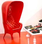 Hat Style Fiberglass Arm Chair Modern Relaxing Durable FRP For Leisure