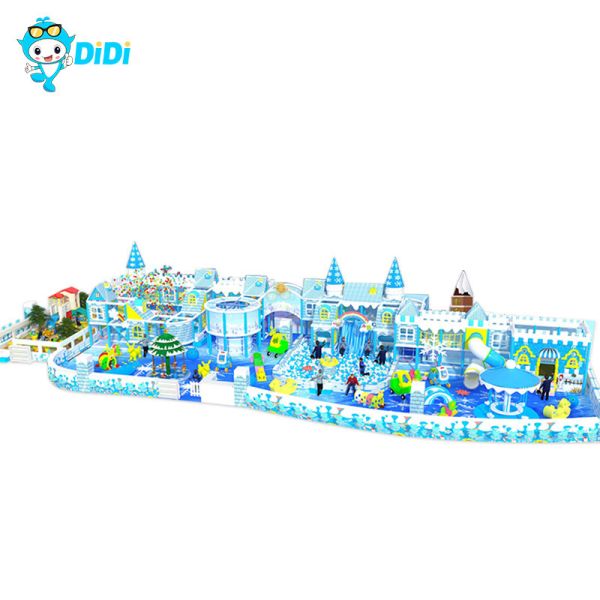 Custom Theme Indoor Playground with 3D Installation Instructions and 1-5 Years