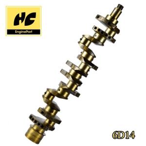 China HRC46 - 52 Mitsubishi 6D14 Diesel Engine Crankshaft 12 Months Warranty factory