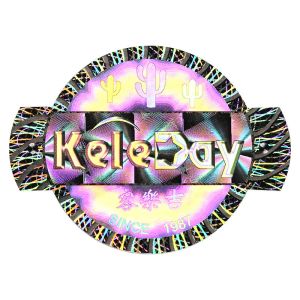 China Printed 3D Custom Hologram Silver Pvc Stickers Labels Shining Adhesive on sale