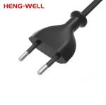2.5A 250V 2 Pin Eu Power Cord