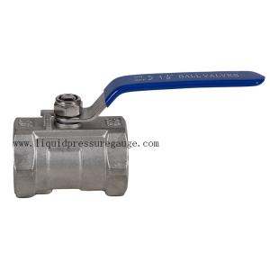 China Stainless Steel 1 PC Instrument Manifold Valve 1-1/2 NPT Female To Female factory