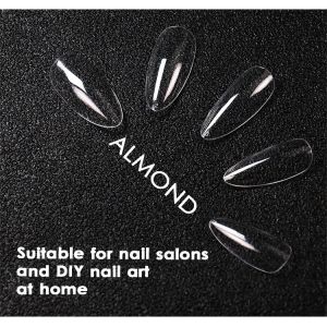 Customized Long Square Pre-Shaped Soft Gel Nail Extension Tips for Press On