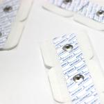 Nonwoven Adhesive Disposable ECG Monitoring Electrode For Adult Children