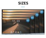 Aluminum Alloy Interactive Touch Screen Monitor Low Radiation 4k 3840*2160