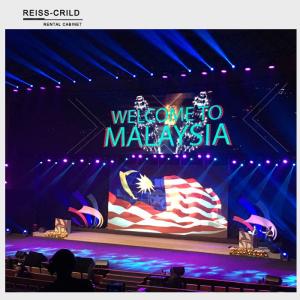 China High Brightness Outdoor Full Color LED Display Screen Rental Customized Dimension factory